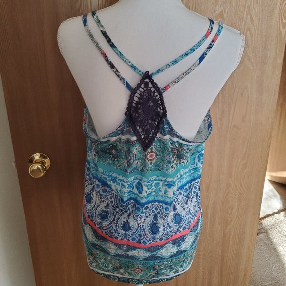🍍Double Strap Patterned Cami - Picture 3 of 5